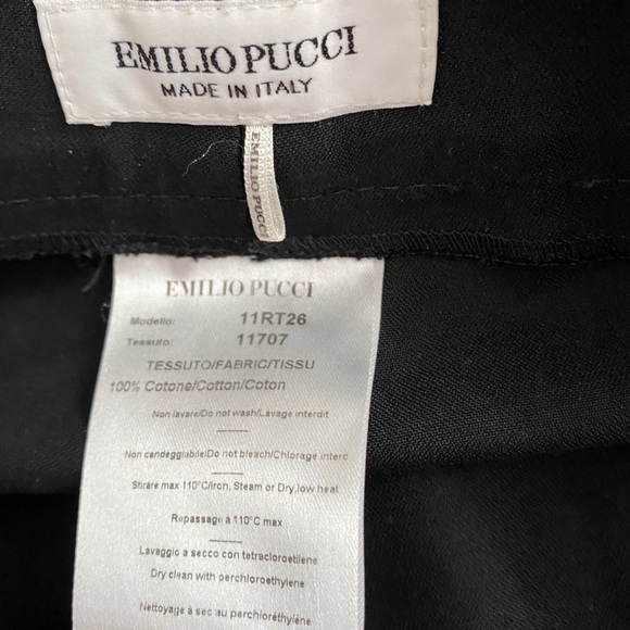 EMILIO PUCCI | Black Pants Gold Buttons 8 - Picture 5 of 7